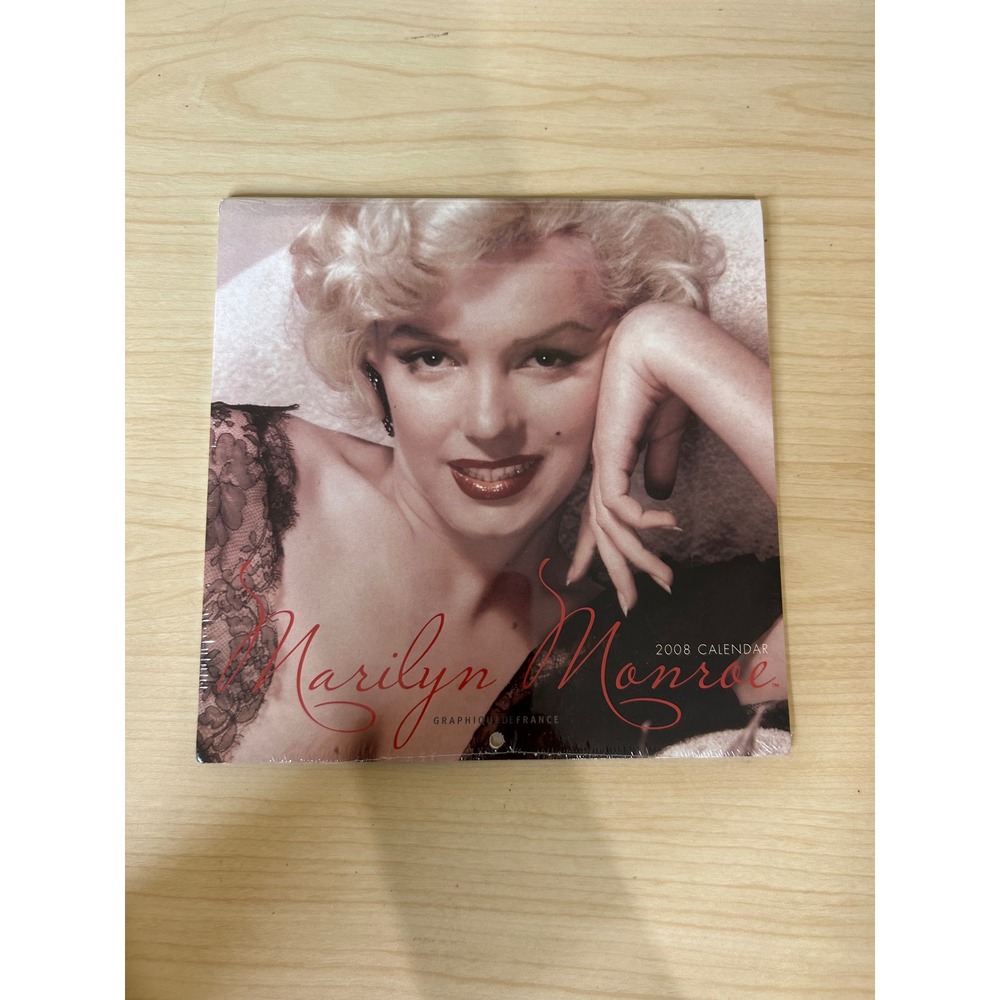 Marilyn Monroe 2008 Wall‎ Calendar Graphique de France Vintage Sealed MY6108